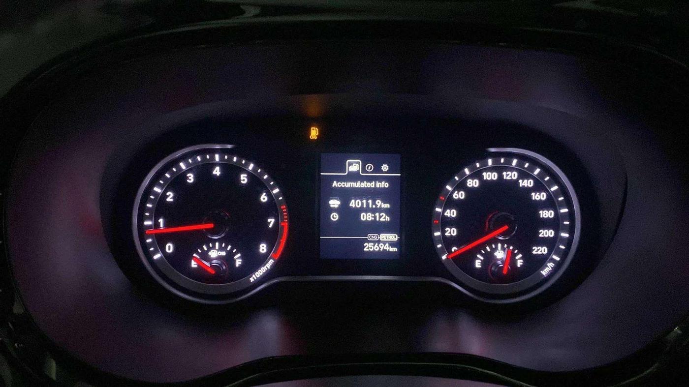 2024 Hyundai AURA SX 1.2 CNG, CNG, Manual, 25,675 km, Odometer Image