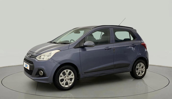 2015 Hyundai Grand i10 SPORTZ 1.2 KAPPA VTVT, Petrol, Manual, 50,962 km, Left Front Diagonal