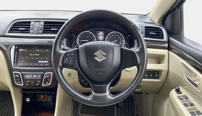 2017 Maruti Ciaz ALPHA 1.4 PETROL, Petrol, Manual, 10,442 km, Steering Wheel Close Up