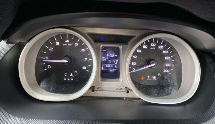 2017 Tata Tiago XZ PETROL, Petrol, Manual, 75,757 km, Odometer Image