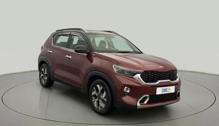 2021 KIA SONET GTX PLUS 1.0 IMT DUAL TONE, Petrol, Manual, 38,978 km, Right Front Diagonal