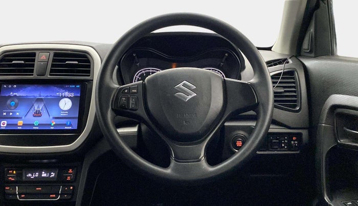 2020 Maruti Vitara Brezza VXI, Petrol, Manual, 43,802 km, Steering Wheel Close Up