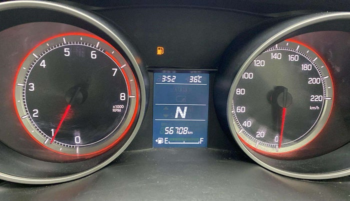 2022 Maruti Swift ZXI AMT, Petrol, Automatic, 56,705 km, Odometer Image