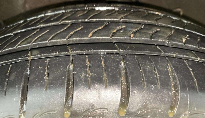 2021 Hyundai AURA SX PLUS 1.2 AMT, Petrol, Automatic, 12,177 km, Left Front Tyre Tread