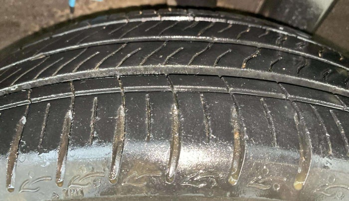 2021 Hyundai AURA SX PLUS 1.2 AMT, Petrol, Automatic, 12,177 km, Left Rear Tyre Tread
