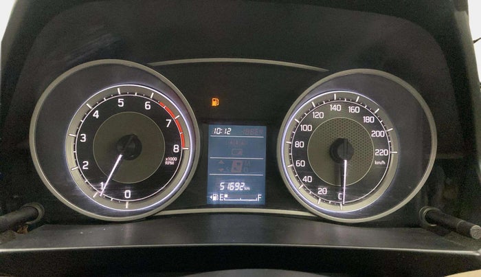 2019 Maruti Dzire VXI, Petrol, Manual, 51,678 km, Odometer Image