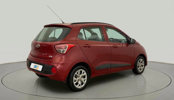 2017 Hyundai Grand i10 SPORTZ (O) 1.2 KAPPA VTVT, Petrol, Manual, 54,905 km, Right Back Diagonal