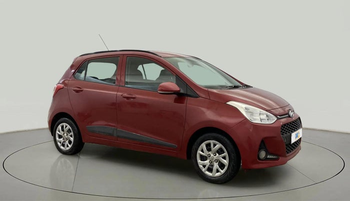2017 Hyundai Grand i10 SPORTZ (O) 1.2 KAPPA VTVT, Petrol, Manual, 54,905 km, Right Front Diagonal