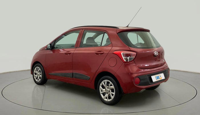 2017 Hyundai Grand i10 SPORTZ (O) 1.2 KAPPA VTVT, Petrol, Manual, 54,905 km, Left Back Diagonal