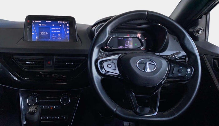 2022 Tata NEXON XZ PLUS (O) PETROL DARK EDITION, CNG, Manual, 66,360 km, Steering Wheel Close Up