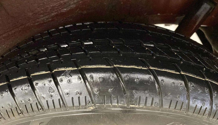 2014 Maruti Wagon R 1.0 VXI, Petrol, Manual, 36,152 km, Left Rear Tyre Tread