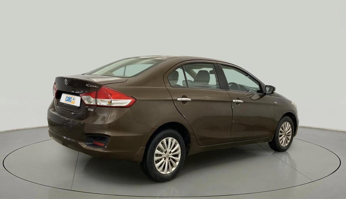 2015 Maruti Ciaz ZXI, CNG, Manual, 78,606 km, Right Back Diagonal