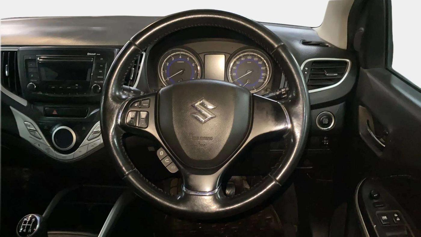 2016 Maruti Baleno ZETA PETROL 1.2, Petrol, Manual, 63,689 km, Steering Wheel Close Up