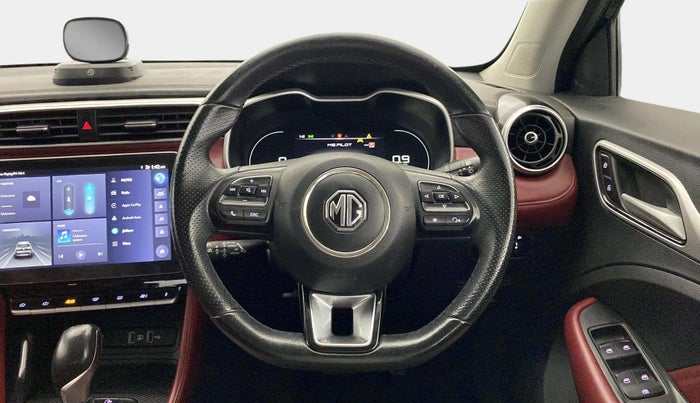 2023 MG ASTOR SAVVY 1.5 CVT S RED, Petrol, Automatic, 67,108 km, Steering Wheel Close Up
