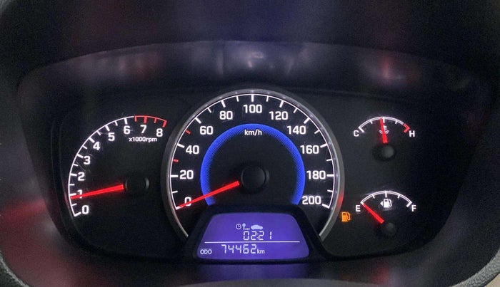 2016 Hyundai Grand i10 SPORTZ 1.2 KAPPA VTVT, Petrol, Manual, 74,438 km, Odometer Image
