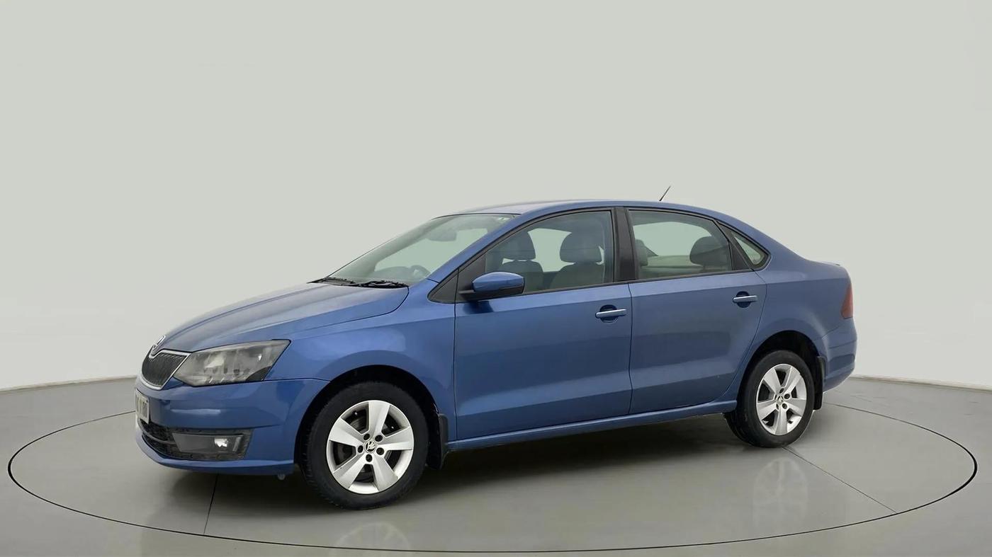 2017 Skoda Rapid STYLE 1.5 TDI AT, Diesel, Automatic, 1,15,836 km, Left Front Diagonal