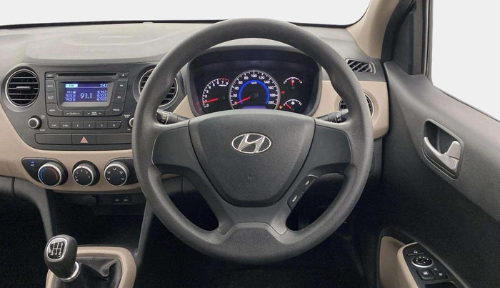 2014 Hyundai Grand i10 SPORTZ 1.2 KAPPA VTVT, Petrol, Manual, 29,871 km, Steering Wheel Close Up