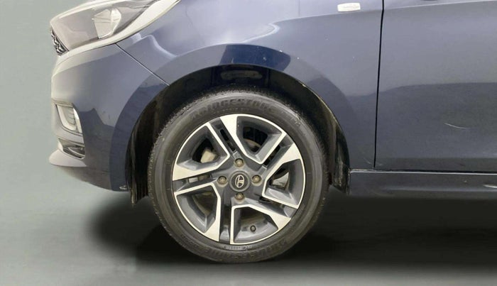 2021 Tata TIGOR XZA PLUS PETROL, Petrol, Automatic, 45,186 km, Left Front Wheel