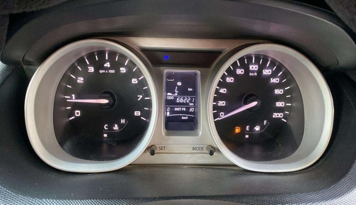2016 Tata Tiago XZ PETROL, Petrol, Manual, 66,221 km, Odometer Image