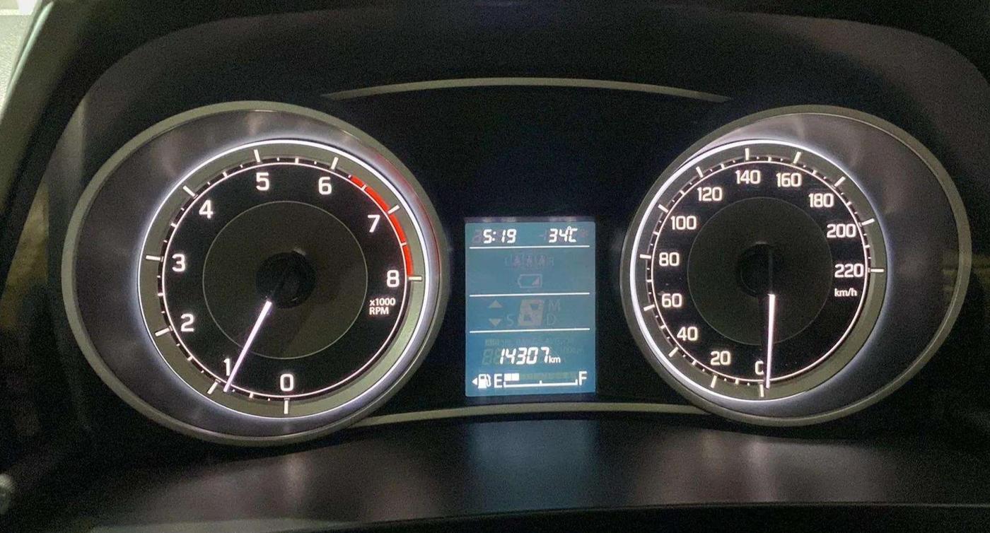2021 Maruti Dzire ZXI, Petrol, Manual, 14,311 km, Odometer Image