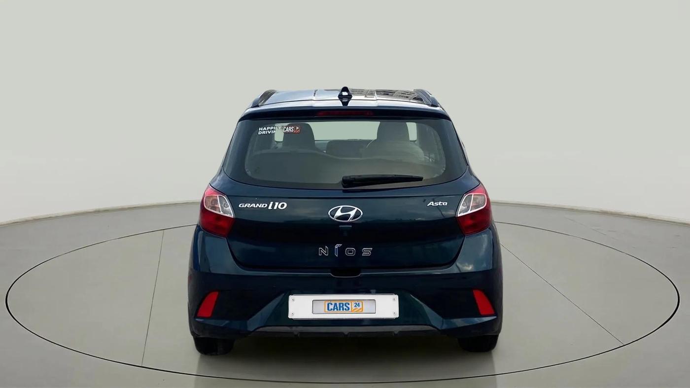 2022 Hyundai GRAND I10 NIOS ASTA AMT 1.2 KAPPA VTVT, CNG, Automatic, 62,114 km, Back/Rear