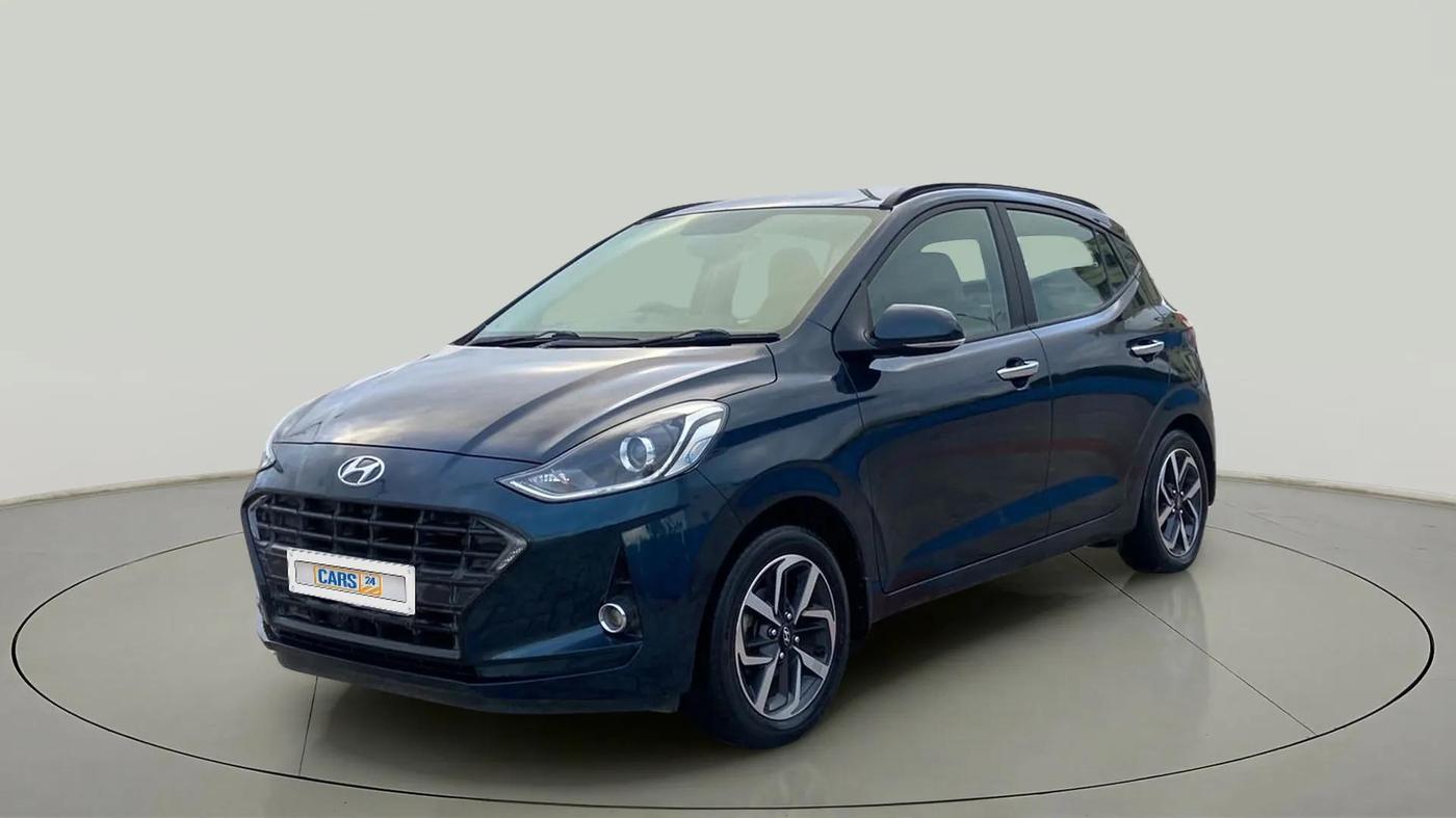 2022 Hyundai GRAND I10 NIOS ASTA AMT 1.2 KAPPA VTVT, CNG, Automatic, 62,114 km, Left Front Diagonal
