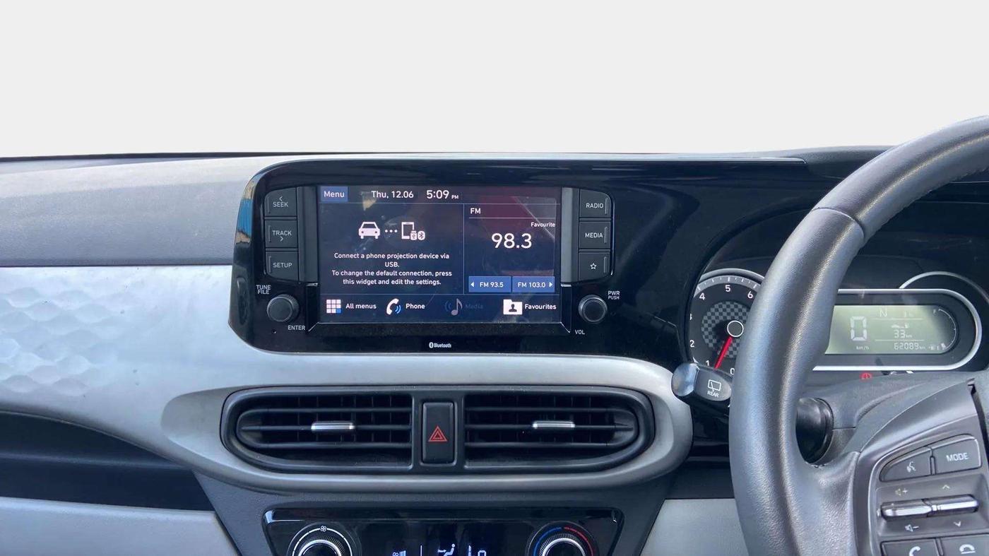 2022 Hyundai GRAND I10 NIOS ASTA AMT 1.2 KAPPA VTVT, CNG, Automatic, 62,114 km, Air Conditioner