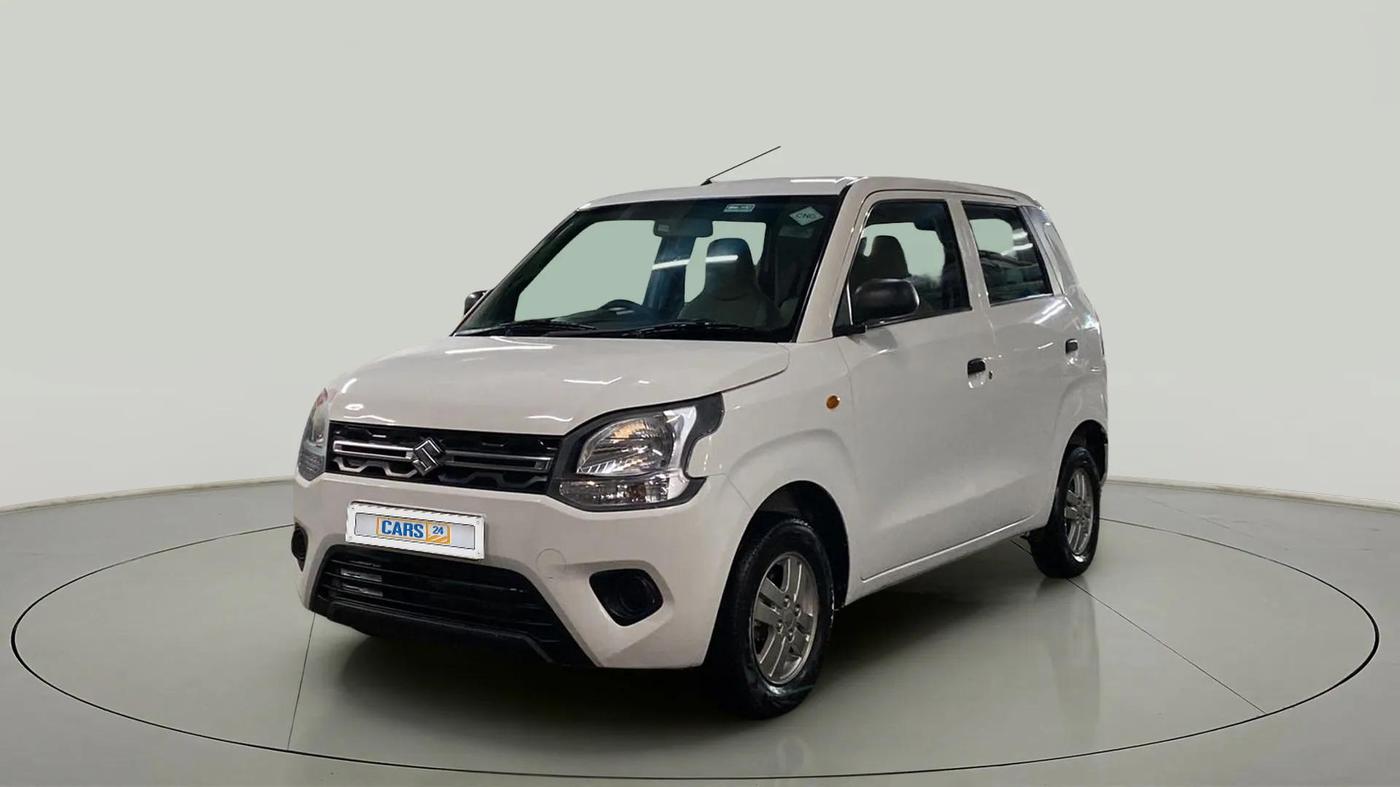 2021 Maruti New Wagon-R LXI CNG 1.0, CNG, Manual, 50,216 km, Left Front Diagonal