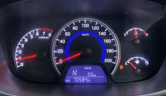 2018 Hyundai Grand i10 SPORTZ AT 1.2 KAPPA VTVT, Petrol, Automatic, 70,562 km, Odometer Image