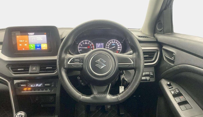 2023 Maruti BREZZA VXI SMART HYBRID, Petrol, Manual, 20,992 km, Steering Wheel Close Up