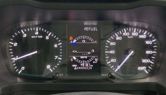 2020 Tata ALTROZ XE PETROL, Petrol, Manual, 49,166 km, Odometer Image