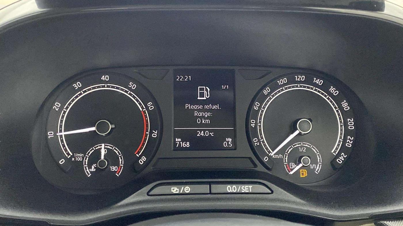 2023 Skoda SLAVIA ACTIVE 1.0L TSI MT, Petrol, Manual, 7,356 km, Odometer Image