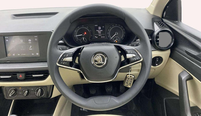 2023 Skoda SLAVIA ACTIVE 1.0L TSI MT, Petrol, Manual, 7,133 km, Steering Wheel Close Up