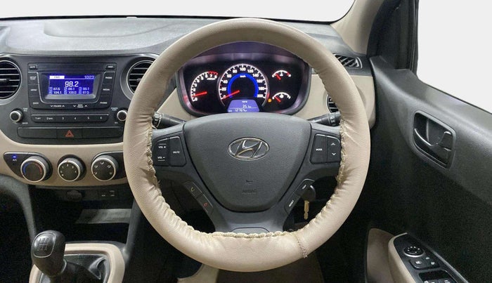2018 Hyundai Grand i10 MAGNA 1.2 KAPPA VTVT, Petrol, Manual, 12,728 km, Steering Wheel Close Up
