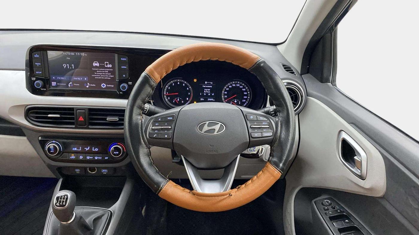 2023 Hyundai GRAND I10 NIOS SPORTZ 1.2 KAPPA VTVT, Petrol, Manual, 29,944 km, Steering Wheel Close Up