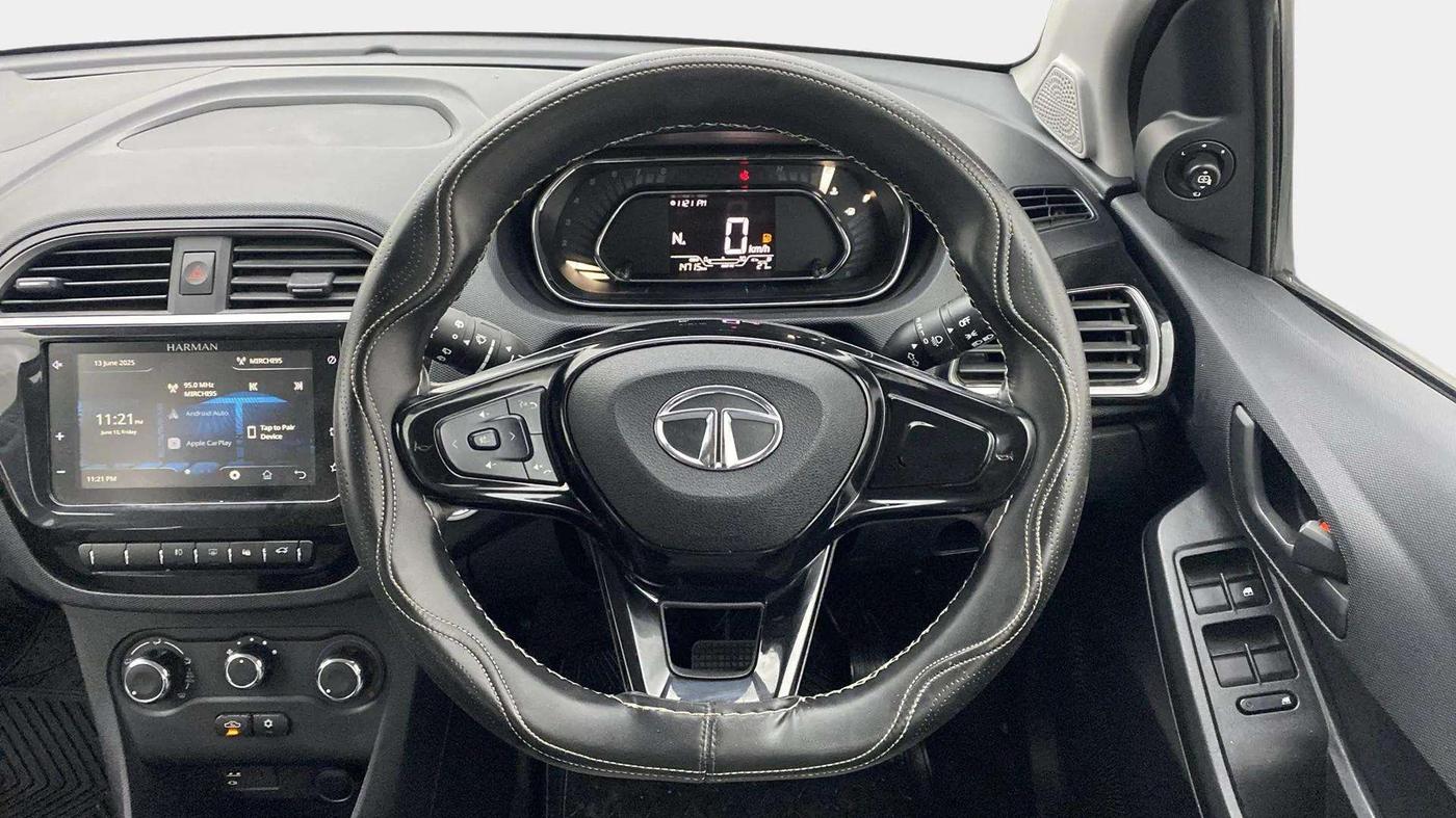 2023 Tata TIAGO NRG XZ AMT, Petrol, Automatic, 14,704 km, Steering Wheel Close Up