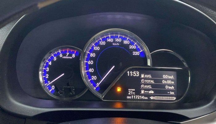 2018 Toyota YARIS G MT, Petrol, Manual, 1,17,172 km, Odometer Image