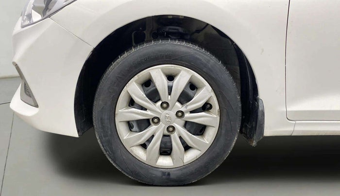 2018 Hyundai Verna 1.4 E PETROL, Petrol, Manual, 63,685 km, Left Front Wheel