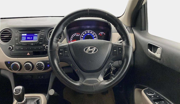 2015 Hyundai Grand i10 SPORTZ 1.2 KAPPA VTVT, Petrol, Manual, 44,775 km, Steering Wheel Close Up