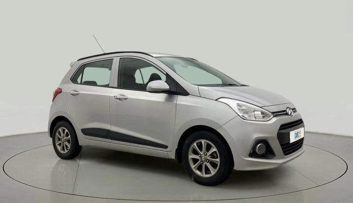2015 Hyundai Grand i10 ASTA (O) 1.2 KAPPA VTVT, Petrol, Manual, 73,887 km, Right Front Diagonal