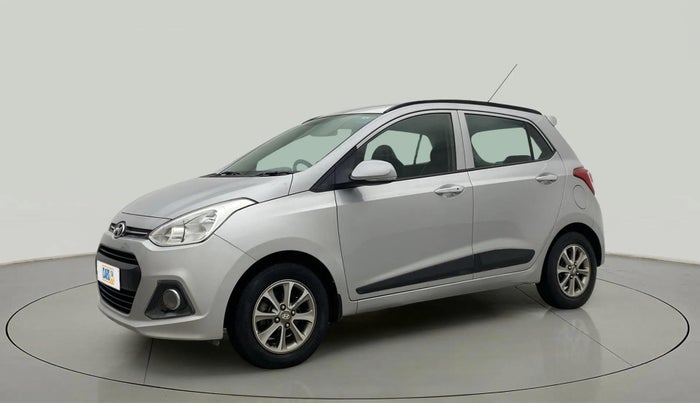 2015 Hyundai Grand i10 ASTA (O) 1.2 KAPPA VTVT, Petrol, Manual, 73,887 km, Left Front Diagonal