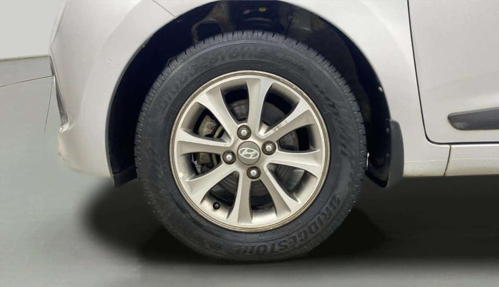 2015 Hyundai Grand i10 ASTA (O) 1.2 KAPPA VTVT, Petrol, Manual, 73,887 km, Left Front Wheel