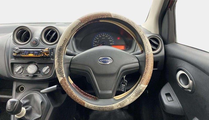 2018 Datsun Go Plus T, Petrol, Manual, 28,123 km, Steering Wheel Close Up