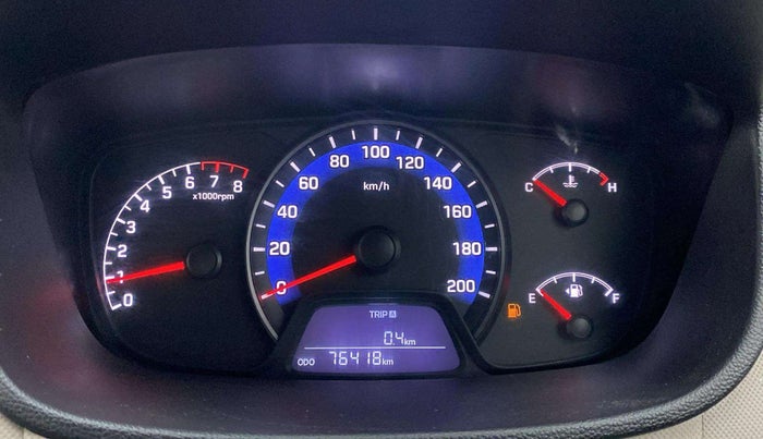 2015 Hyundai Xcent S 1.2, Petrol, Manual, 76,402 km, Odometer Image