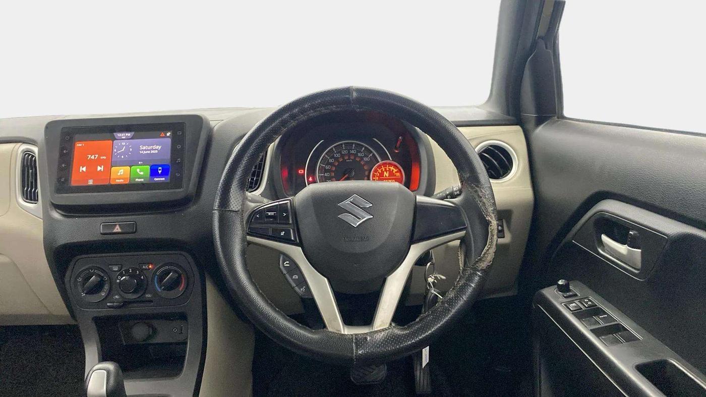 2019 Maruti New Wagon-R ZXI 1.2 AMT, Petrol, Automatic, 65,367 km, Steering Wheel Close Up