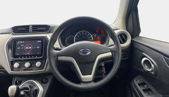 2018 Datsun Go Plus T(O), Petrol, Manual, 35,668 km, Steering Wheel Close Up