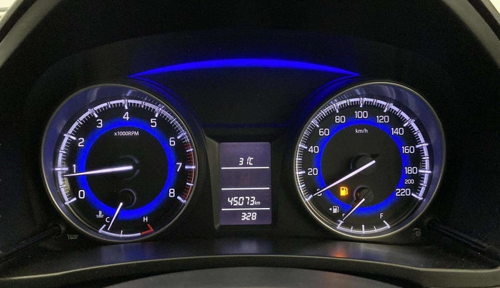 2017 Maruti Baleno DELTA PETROL 1.2, Petrol, Manual, 45,000 km, Odometer Image