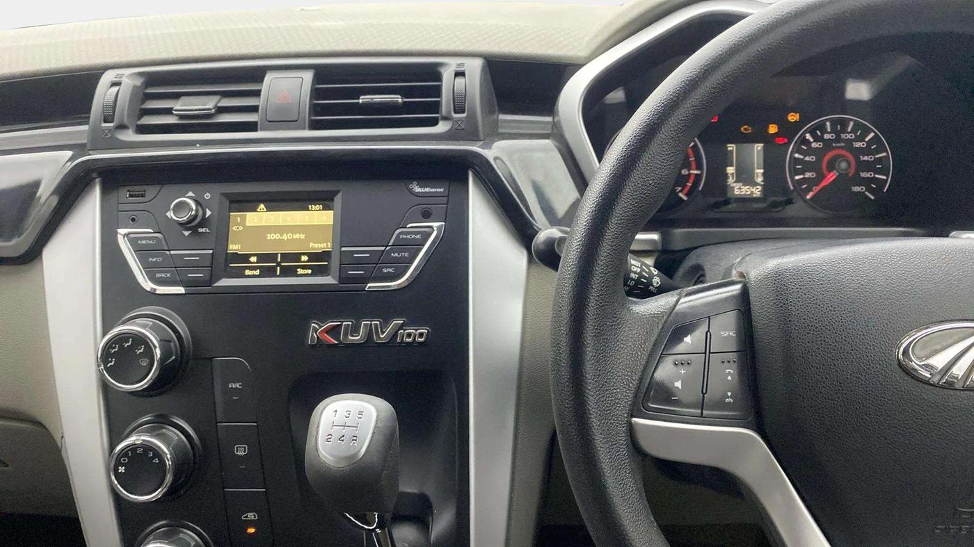 2016 Mahindra Kuv100 K8 D 6 STR, Diesel, Manual, 63,656 km, Air Conditioner