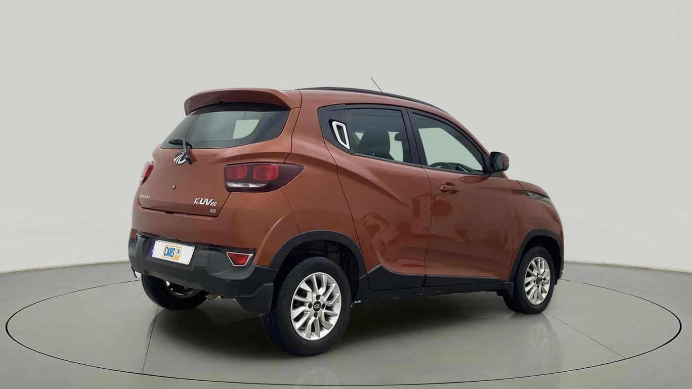 2016 Mahindra Kuv100 K8 D 6 STR, Diesel, Manual, 63,656 km, Right Back Diagonal