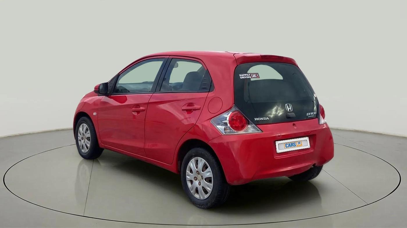 2014 Honda Brio S MT, Petrol, Manual, 84,961 km, Left Back Diagonal